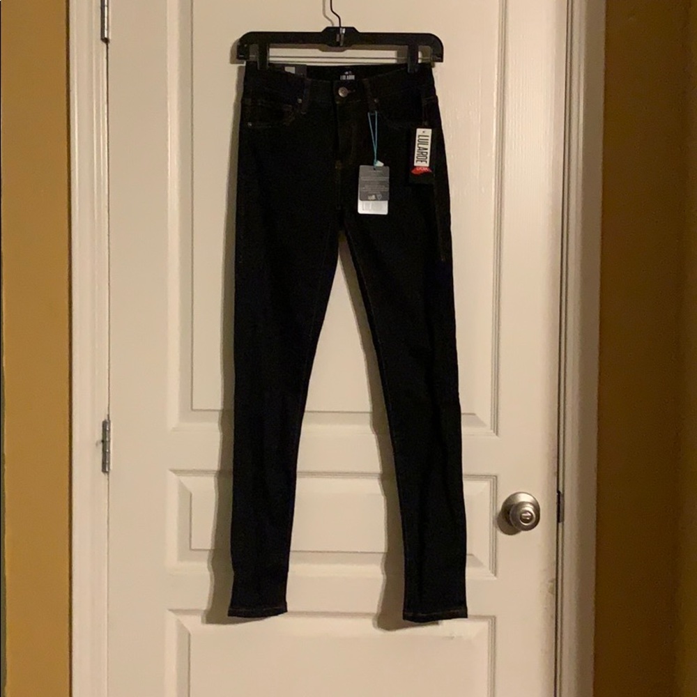 Denim skinny jeans (Lularoe), dark blue